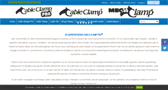 Desktop Screenshot of cableclamp.nl